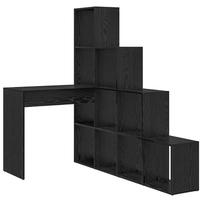 Eckschreibtisch Schwarz Eichen-Optik 101,5 x 149,5 x 149,5 cm