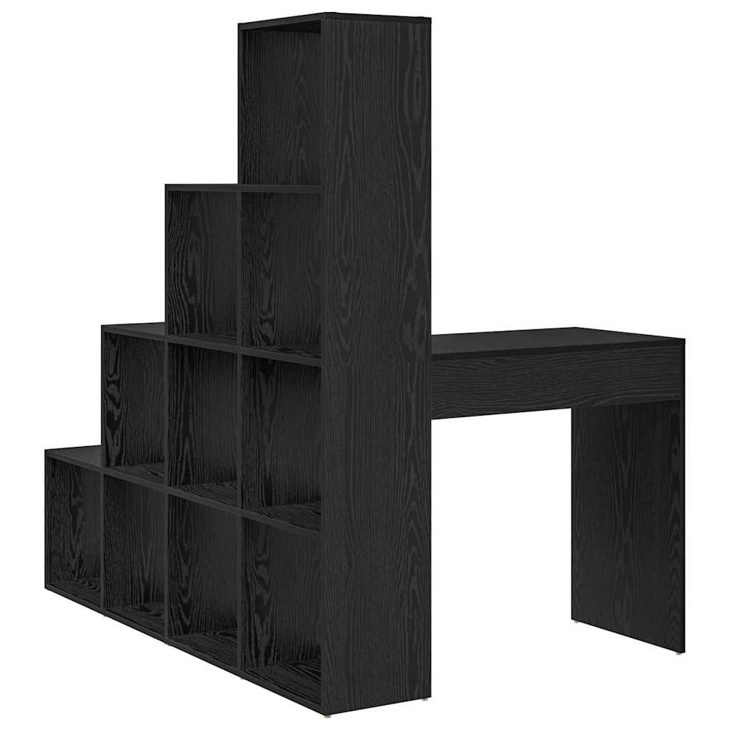Eckschreibtisch Schwarz Eichen-Optik 101,5 x 149,5 x 149,5 cm