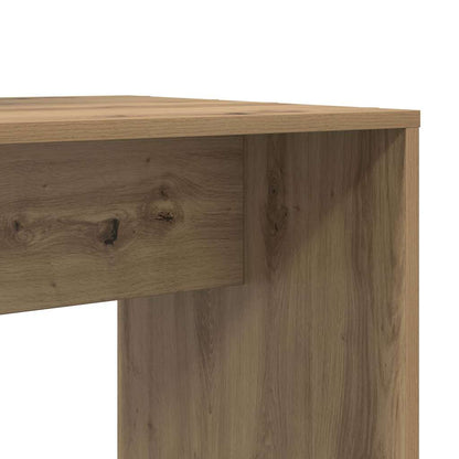 Schreibtisch mit Regal Eiche handwerklich 138.5 x 55 x 143 cm