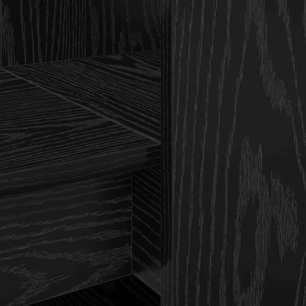 Schreibtisch Schwarze Eiche 122 x 67 x 145 cm Holzwerkstoff