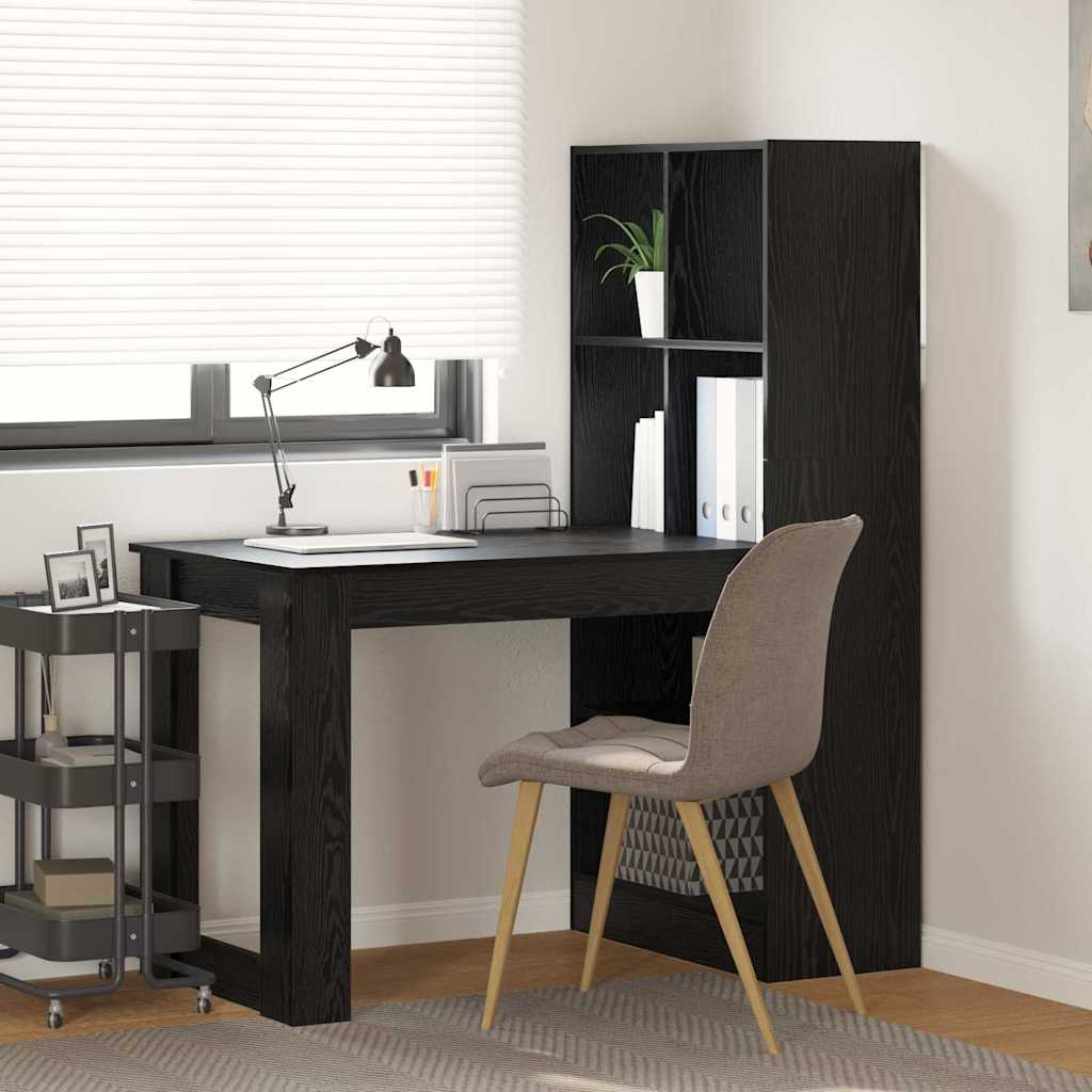 Schreibtisch Schwarze Eiche 122 x 67 x 145 cm Holzwerkstoff