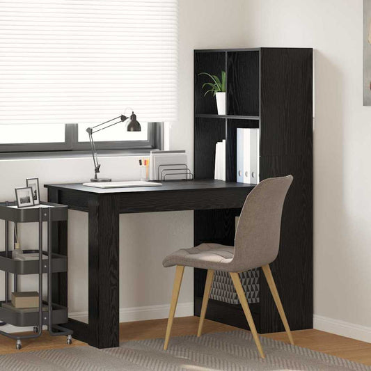 Schreibtisch Schwarze Eiche 122 x 67 x 145 cm Holzwerkstoff
