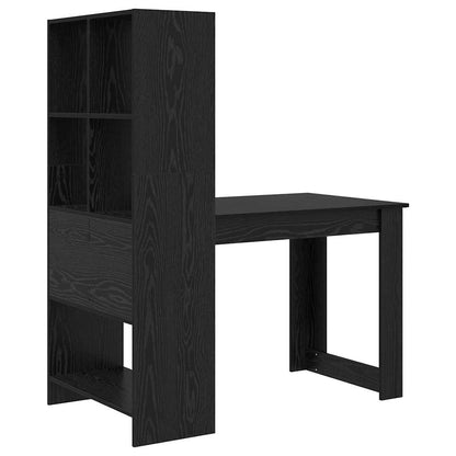 Schreibtisch Schwarze Eiche 122 x 67 x 145 cm Holzwerkstoff