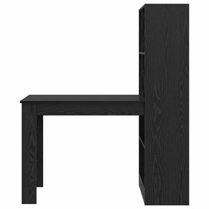 Schreibtisch Schwarze Eiche 122 x 67 x 145 cm Holzwerkstoff