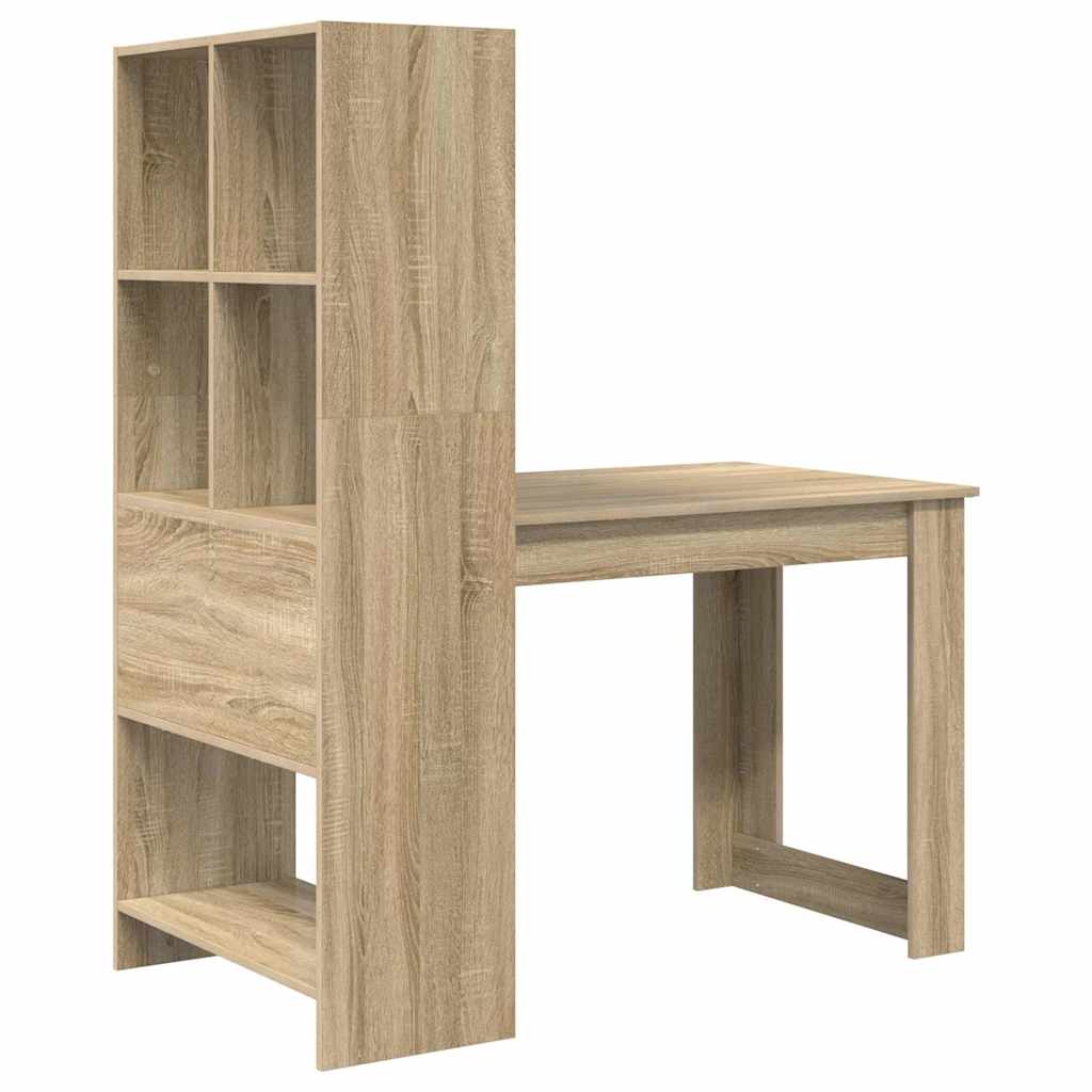 Schreibtisch Sonoma Eiche 122 x 67 x 145 cm Holzwerkstoff