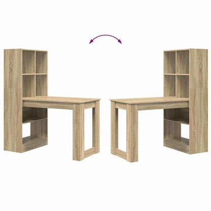 Schreibtisch Sonoma Eiche 122 x 67 x 145 cm Holzwerkstoff