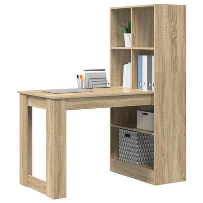 Schreibtisch Sonoma Eiche 122 x 67 x 145 cm Holzwerkstoff