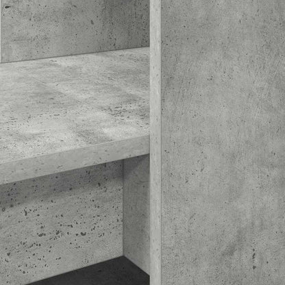 Schreibtisch Beton Grau 122 x 67 x 145 cm Holzwerkstoff