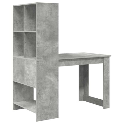 Schreibtisch Beton Grau 122 x 67 x 145 cm Holzwerkstoff