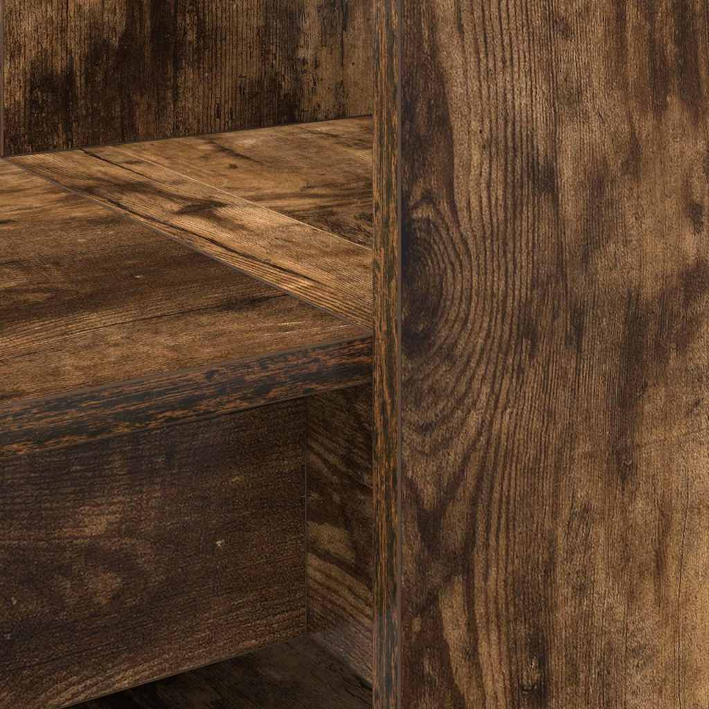 Schreibtisch Räuchereiche 122 x 67 x 145 cm Holzwerkstoff