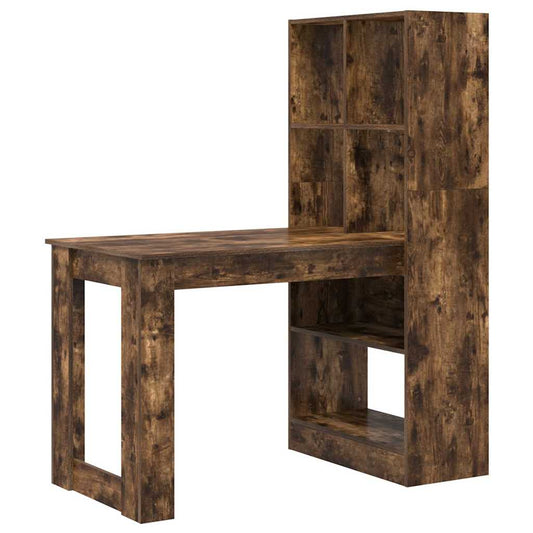 Schreibtisch Räuchereiche 122 x 67 x 145 cm Holzwerkstoff