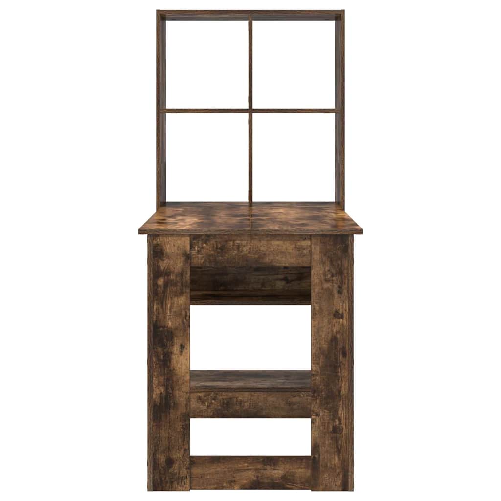 Schreibtisch Räuchereiche 122 x 67 x 145 cm Holzwerkstoff
