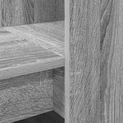 Schreibtisch Graues Sonoma 122 x 67 x 145 cm Holzwerkstoff