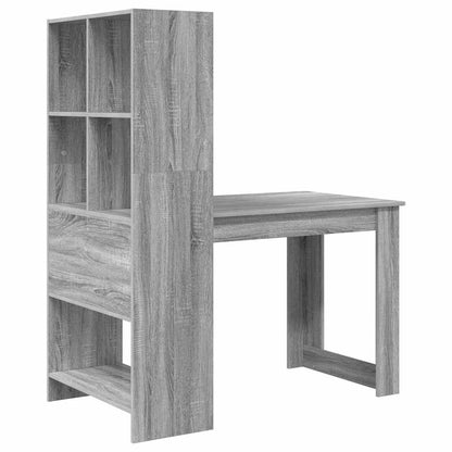 Schreibtisch Graues Sonoma 122 x 67 x 145 cm Holzwerkstoff