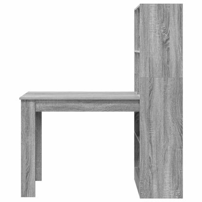 Schreibtisch Graues Sonoma 122 x 67 x 145 cm Holzwerkstoff