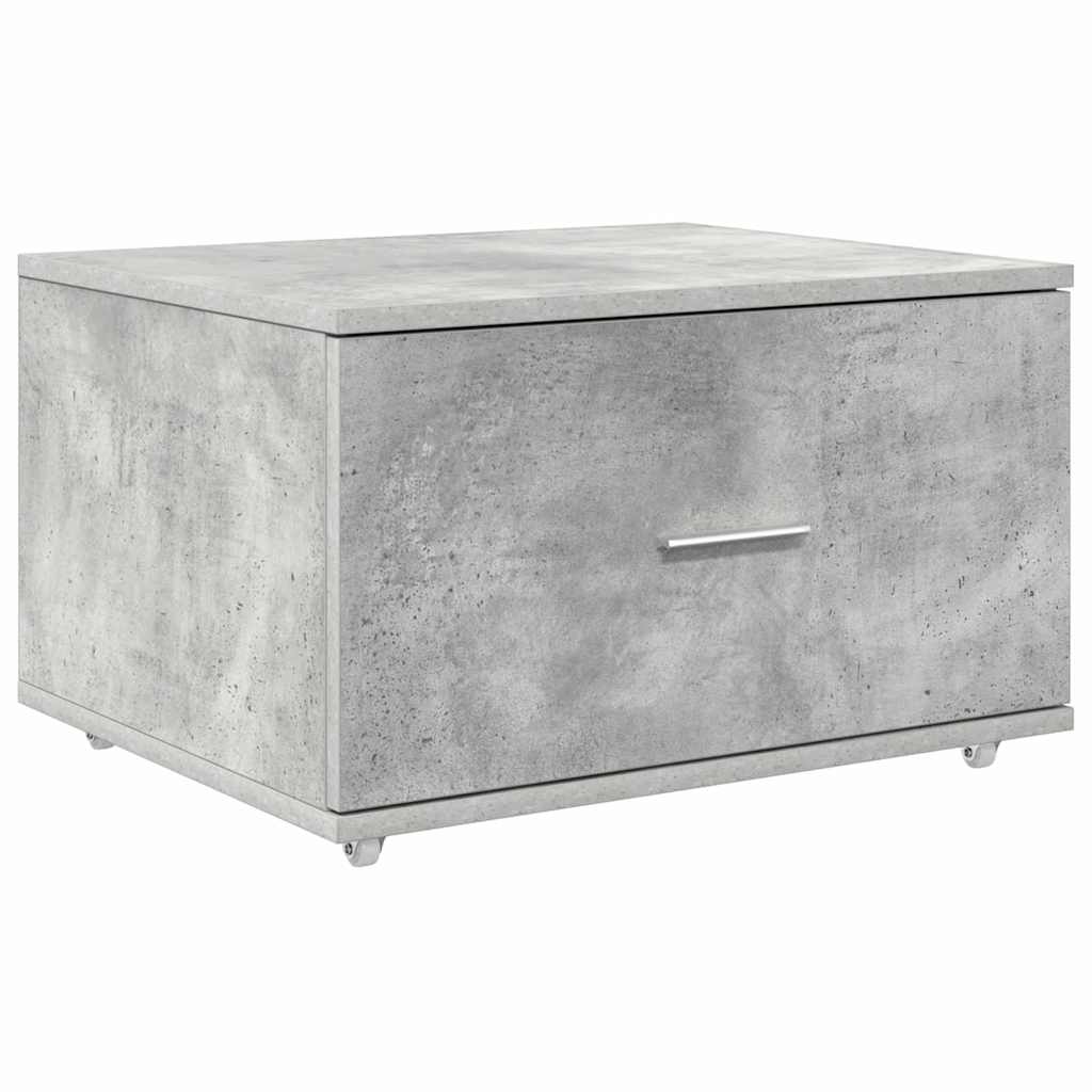 Schreibtisch Betongrau 131,5 x 50 x 106,5 cm Holzwerkstoff