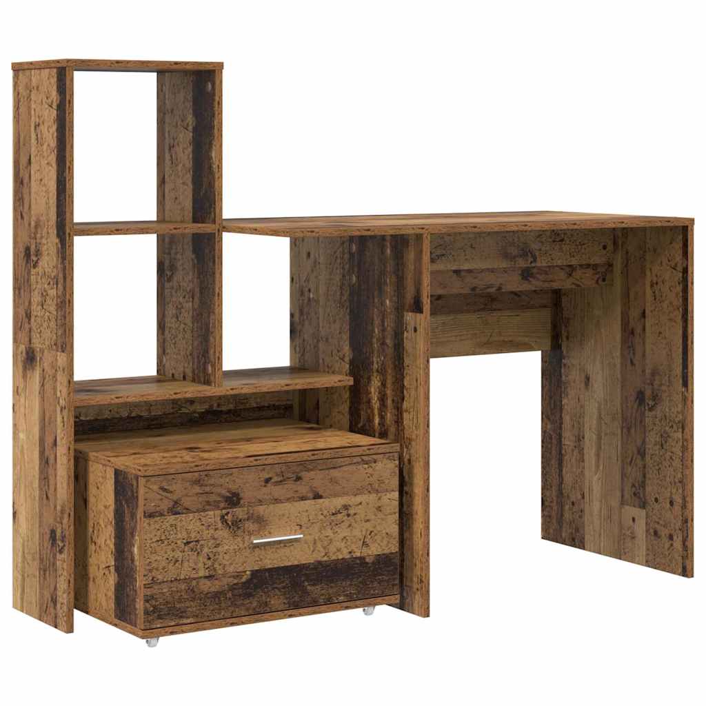 Schreibtisch Altholz 131,5 x 50 x 106,5 cm Holzwerkstoff