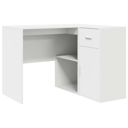 Eckschreibtisch 2 pcs Weiß 102 x 50 x 75 cm Holzwerkstoff