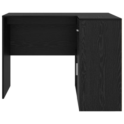 Eckschreibtisch mit Regal 2 pcs Schwarze Eiche 102 x 50 x 75 cm