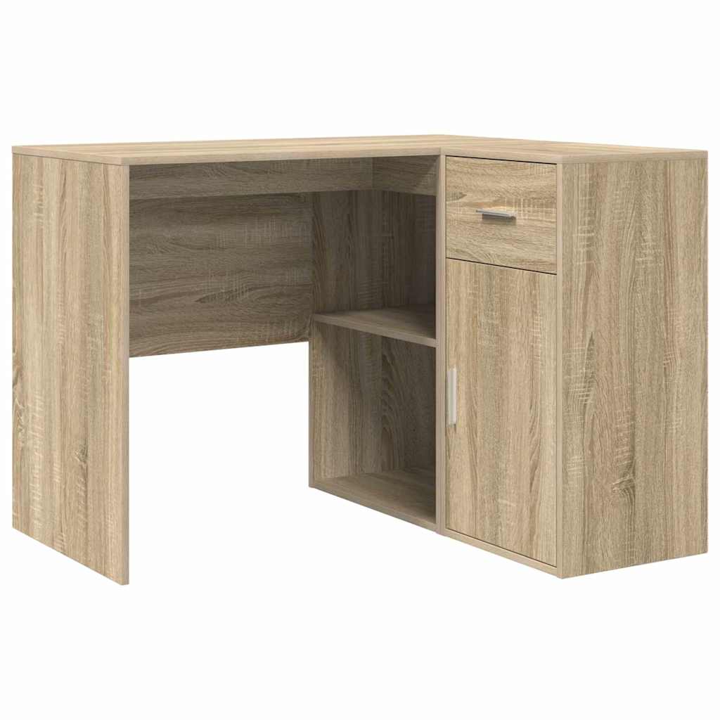 Eckschreibtisch mit Regal 2 pcs Sonoma Eiche 102 x 50 x 75 cm