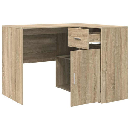 Eckschreibtisch mit Regal 2 pcs Sonoma Eiche 102 x 50 x 75 cm