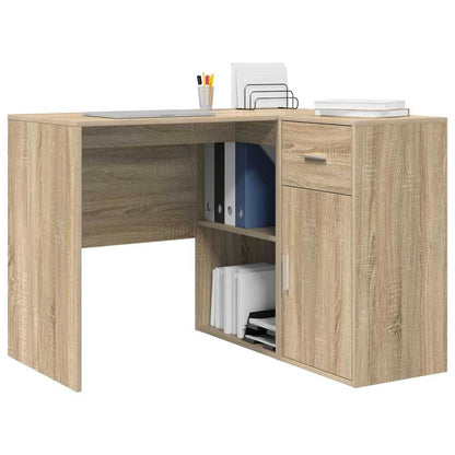 Eckschreibtisch mit Regal 2 pcs Sonoma Eiche 102 x 50 x 75 cm