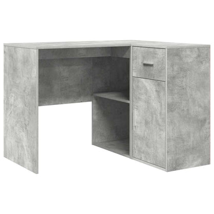 Eckschreibtisch 2 pcs Beton Grau 102 x 50 x 75 cm Holzwerkstoff