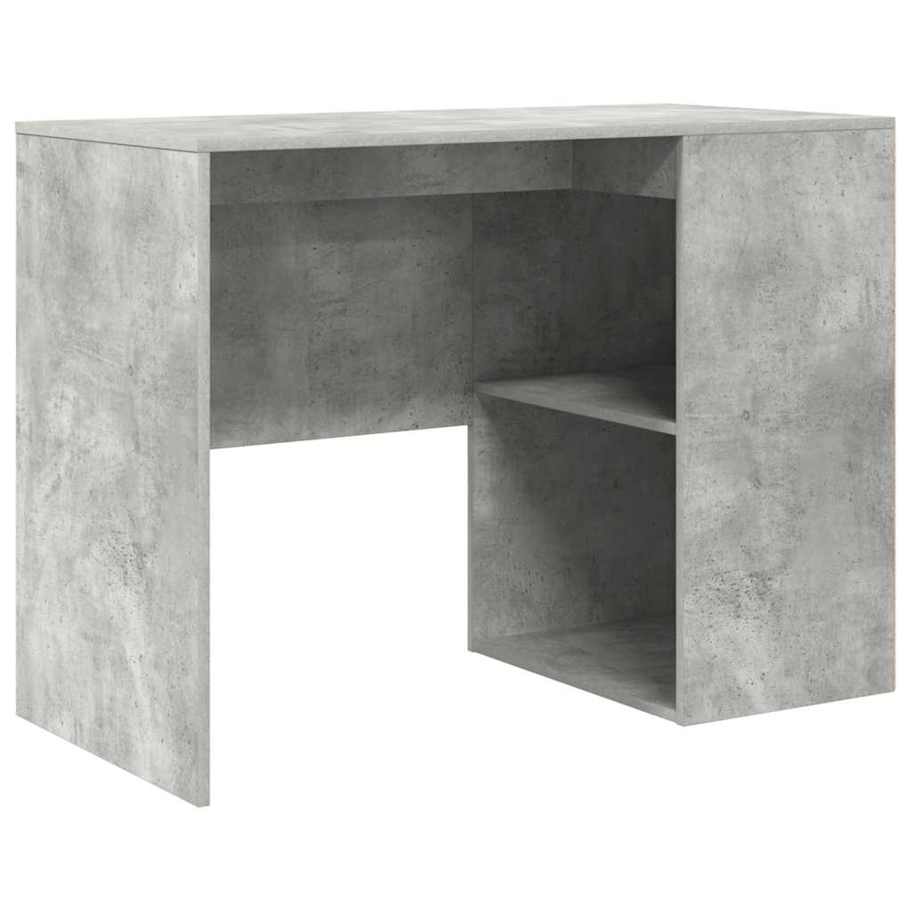 Eckschreibtisch 2 pcs Beton Grau 102 x 50 x 75 cm Holzwerkstoff