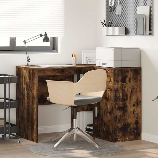 Eckschreibtisch 2 pcs Geräucherte Eiche 102 x 50 x 75 cm