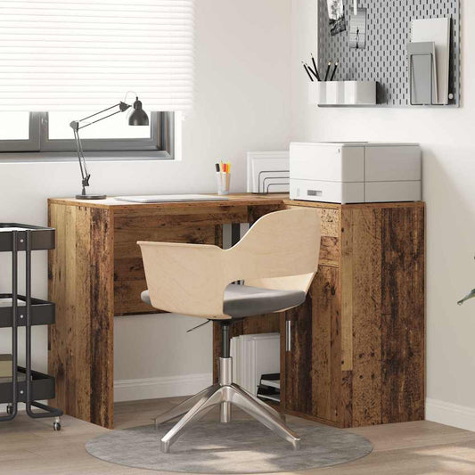 Eckschreibtisch 2 pcs Altholz 102 x 50 x 75 cm Holzwerkstoff