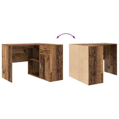 Eckschreibtisch 2 pcs Altholz 102 x 50 x 75 cm Holzwerkstoff