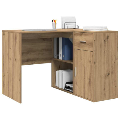 Eckschreibtisch 2 pcs Eiche handwerklich 102 x 50 x 75 cm