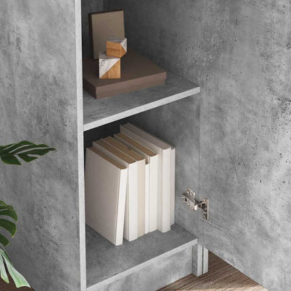 Schreibtisch 2 pcs Beton Grau