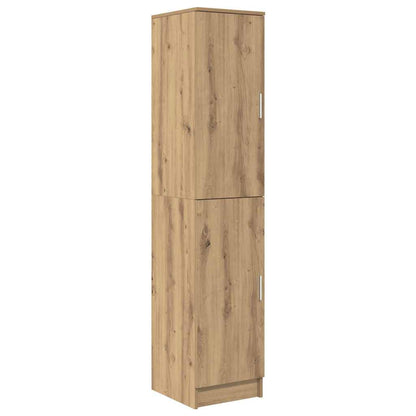 Schreibtisch mit Stauraum mit Regal 2 pcs Eiche handwerklich