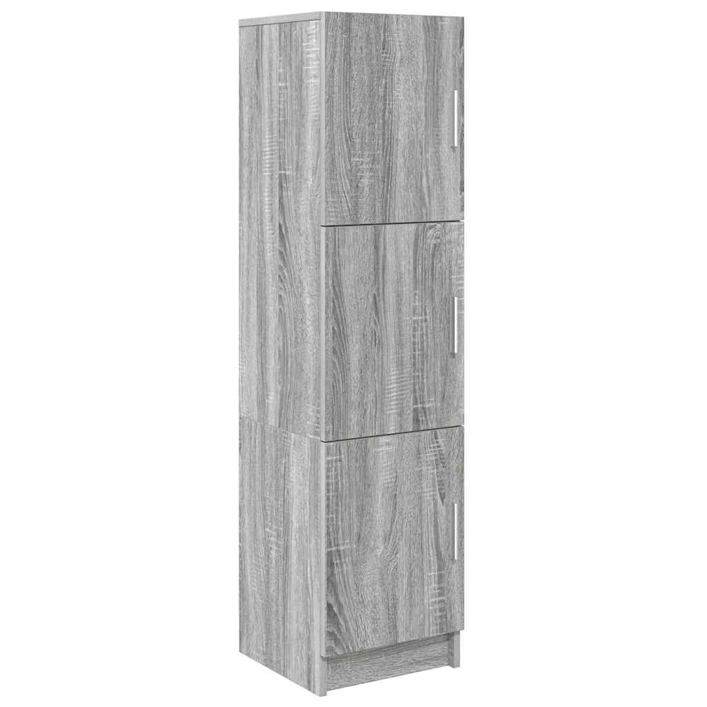 Schreibtisch mit Stauraum 2 pcs Grau Sonoma 102 x 50 x 124 cm