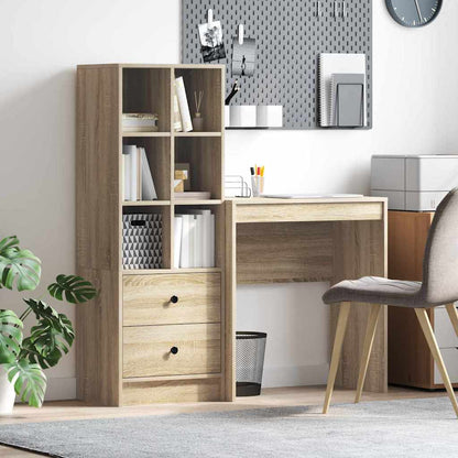 Schreibtisch mit Stauraum 2 pcs Sonoma Eiche 70 x 40 x 76 cm