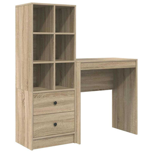 Schreibtisch mit Stauraum 2 pcs Sonoma Eiche 70 x 40 x 76 cm