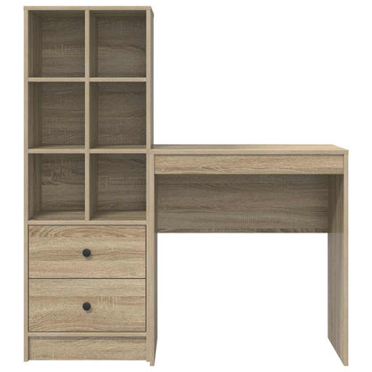 Schreibtisch mit Stauraum 2 pcs Sonoma Eiche 70 x 40 x 76 cm