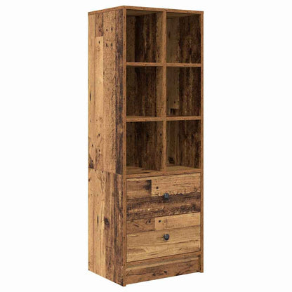 Schreibtisch mit Stauraum 2 pcs Altholz 80 x 40 x 76 cm