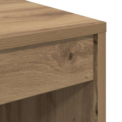 Schreibtisch mit Stauraum mit Regal 2 pcs Eiche handwerklich