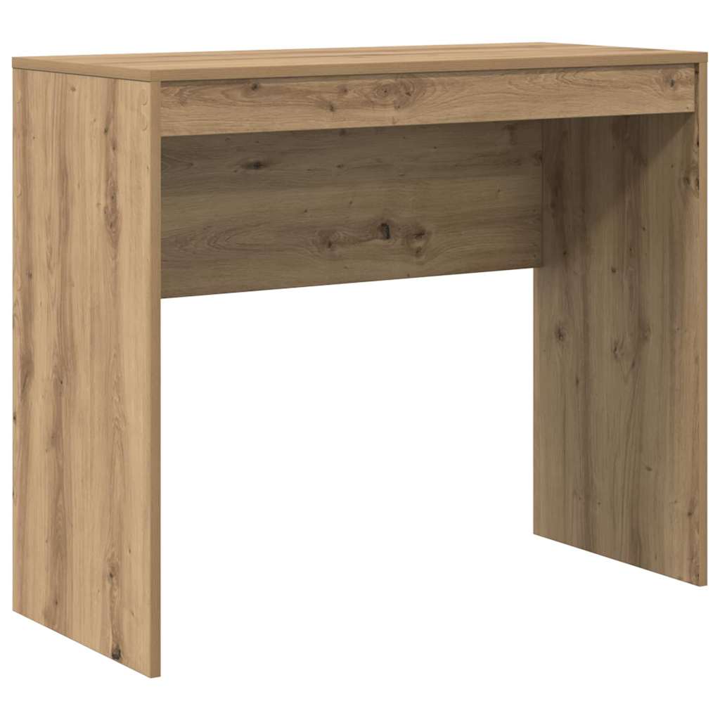 Schreibtisch mit Stauraum mit Regal 2 pcs Eiche handwerklich