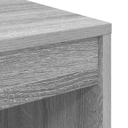 Schreibtisch mit Stauraum 2 pcs Grau Sonoma 100 x 40 x 76 cm