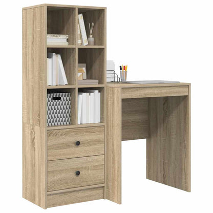 Schreibtisch mit Stauraum 2 pcs Sonoma Eiche 60 x 50 x 76 cm