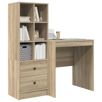 Schreibtisch mit Stauraum 2 pcs Sonoma Eiche 70 x 50 x 76 cm