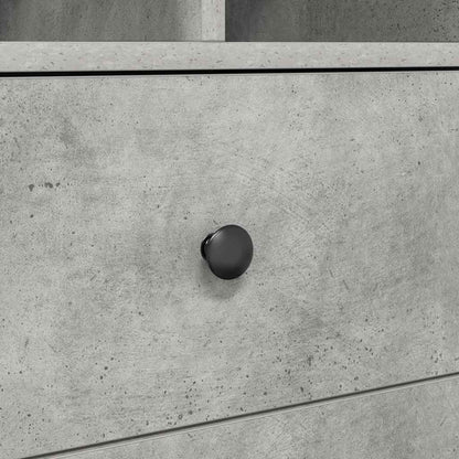 Schreibtisch mit Stauraum 2 pcs Beton Grau 70 x 50 x 76 cm
