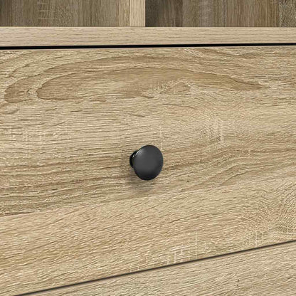 Schreibtisch mit Stauraum 2 pcs Sonoma Eiche 80 x 50 x 76 cm