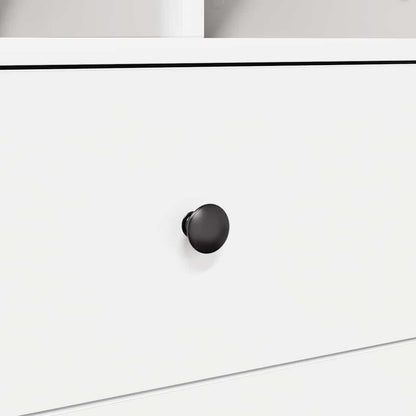 Schreibtisch mit Stauraum mit Regal 2 pcs Weiß 100 x 50 x 76 cm