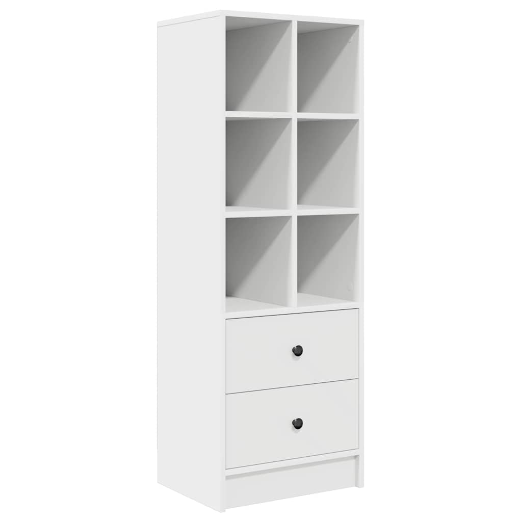 Schreibtisch mit Stauraum mit Regal 2 pcs Weiß 100 x 50 x 76 cm