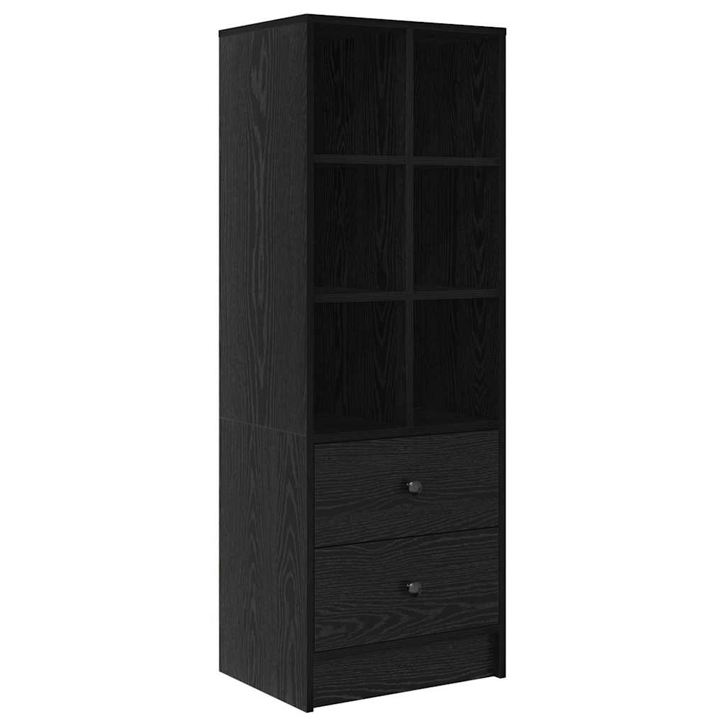 Schreibtisch mit Stauraum 2 pcs Schwarze Eiche 100 x 50 x 76 cm