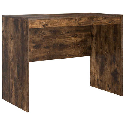 Schreibtisch mit Stauraum mit Regal 2 pcs Geräucherte Eiche